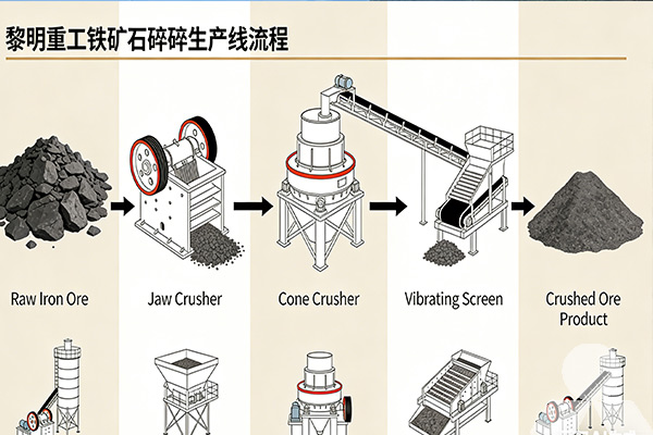 Flow Chart of 30-50 TPH Chrome Ore Processing Line