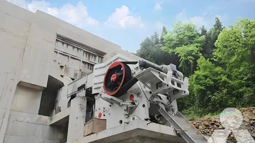Primary crushing component jaw crusher handling large rocks