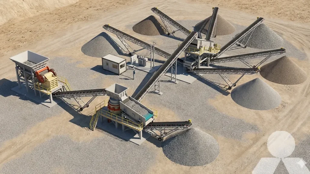Two Stage Stone Crusher Plant Configuration