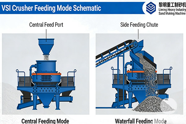 high quality sand making machine feed versatility