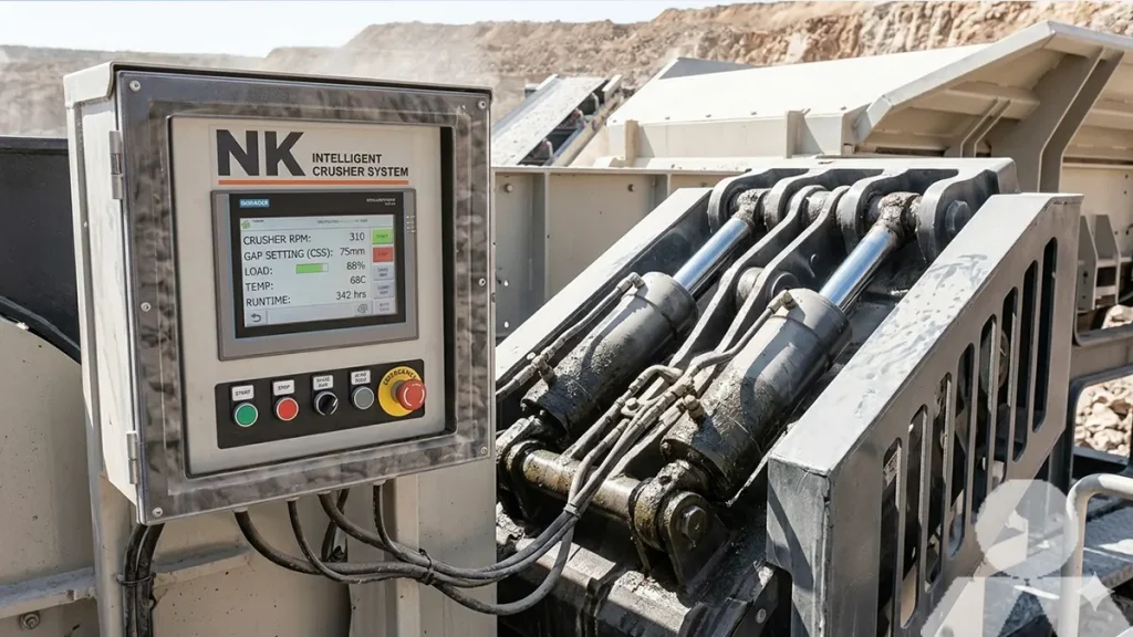 NK series mobile crushing station control system and hydraulic components
