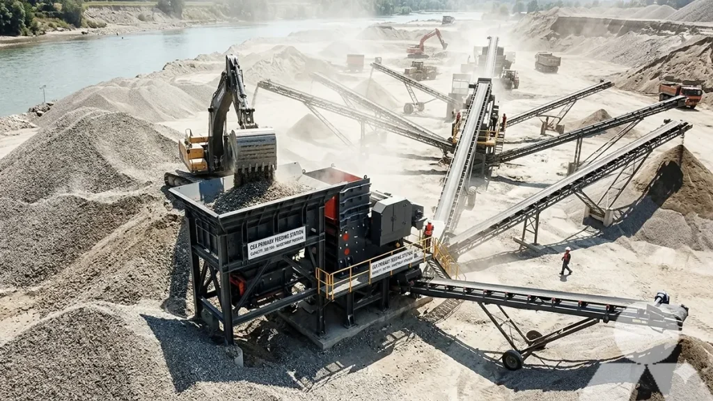River Gravel Sand Production Line Used Crushing Equipment Investment Program