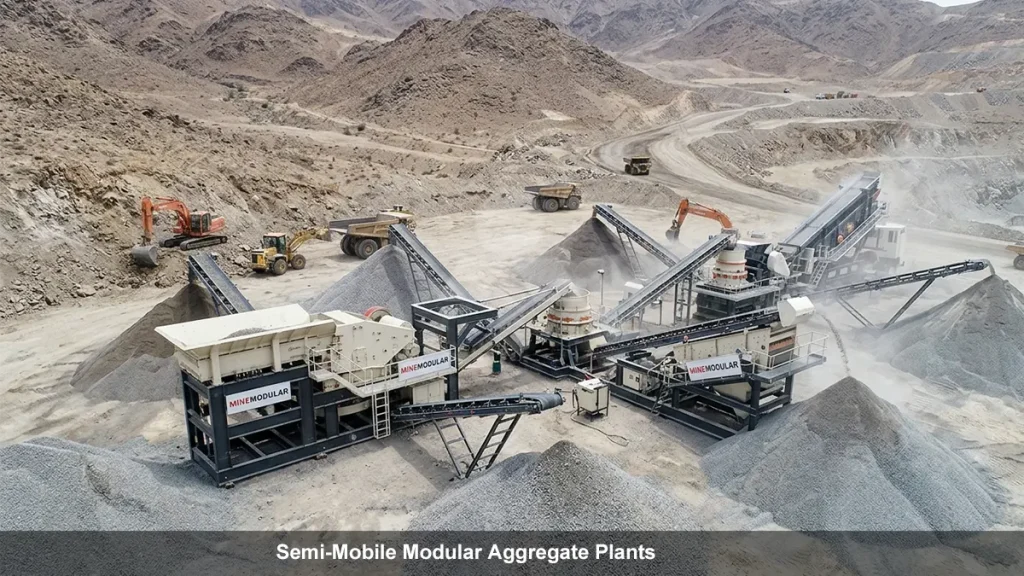 Semi-Mobile Modular Aggregate Plants for Remote Mining Projects