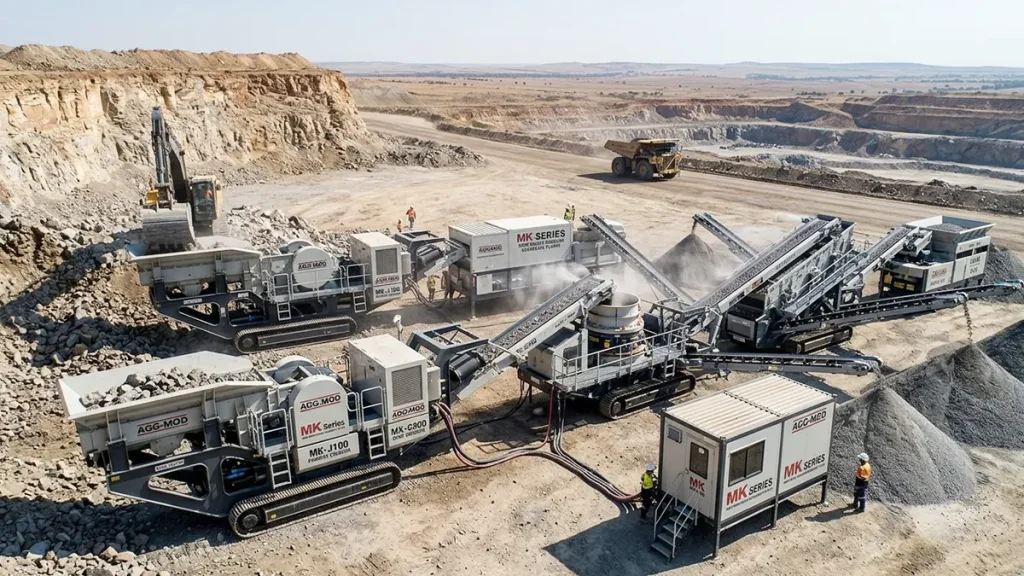 modular aggregate plants