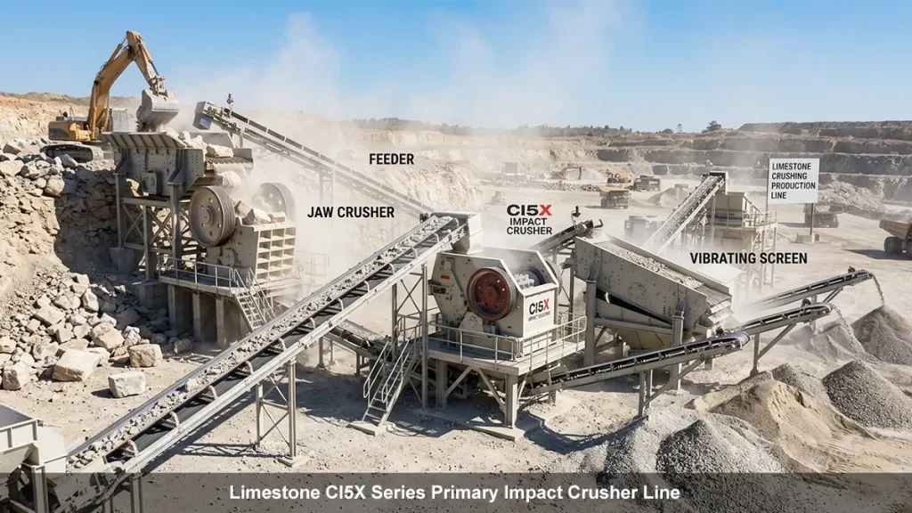 Advantages of CI5X Series Primary Impact Crusher